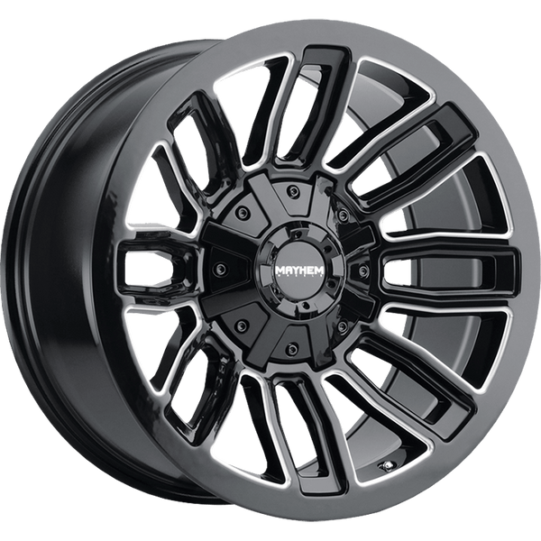 Mayhem Decoy Gloss Black Milled Spokes