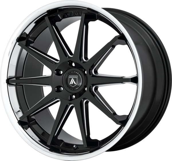ABL-29 EMPEROR Gloss Black Milled With Chrome Lip