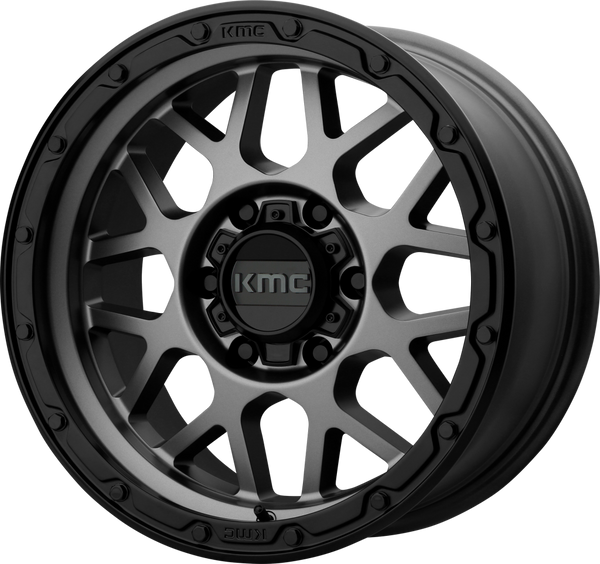KM535 GRENADE OR Matte Gray Matte Black Lip