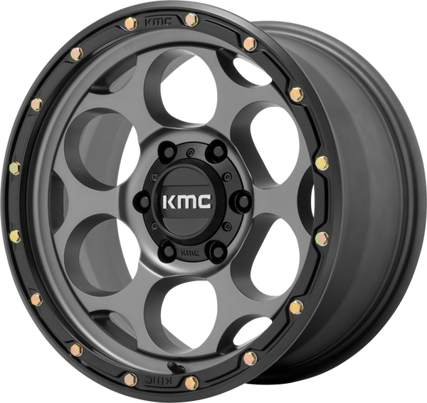 KM541 DIRTY HARRY Satin Gray With Black Lip