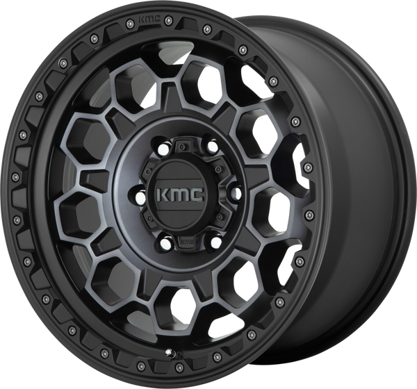 KM545 Trek Satin Black With Gray Tint