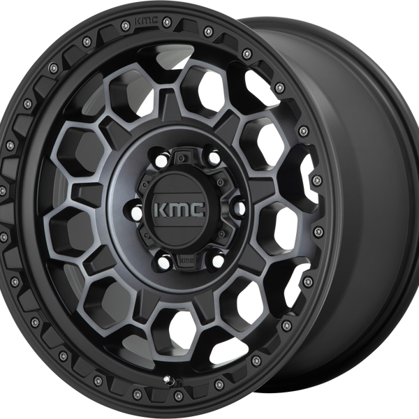 KM545 Trek Satin Black With Gray Tint