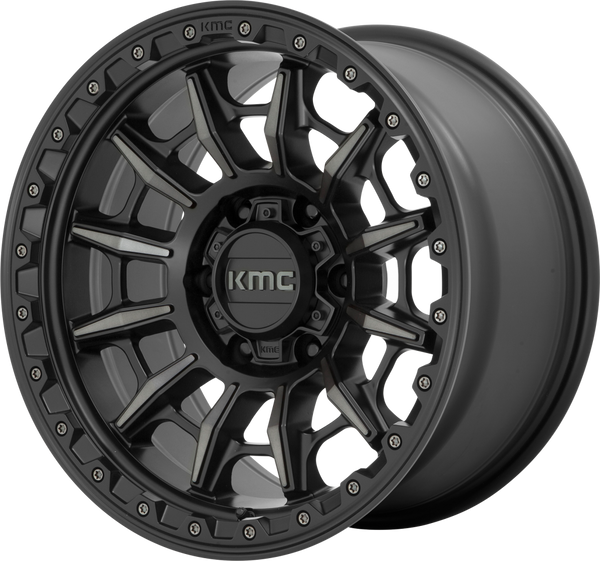 KM547 CARNAGE Satin Black With Gray Tint