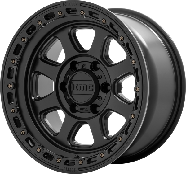 KM548 CHASE Satin Black With Gloss Black Lip