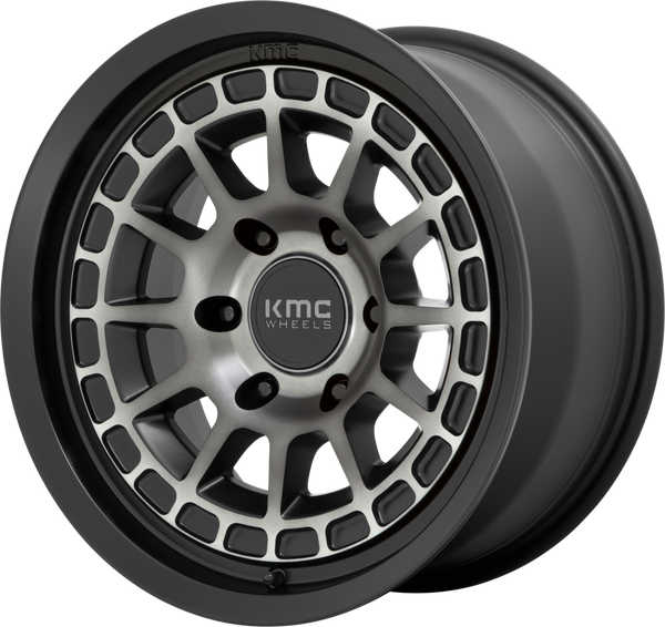 KM719 CANYON Satin Black With Gray Tint
