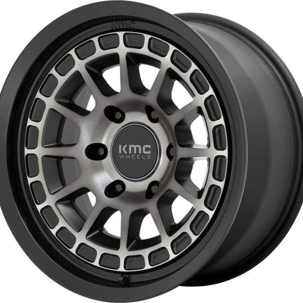 KM719 CANYON Satin Black With Gray Tint