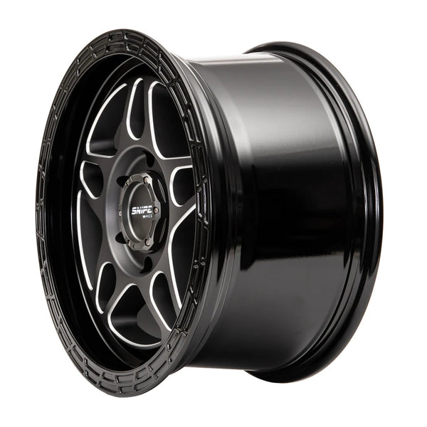 Sniper Millrad Matt Gun Metallic / Gloss Black lip