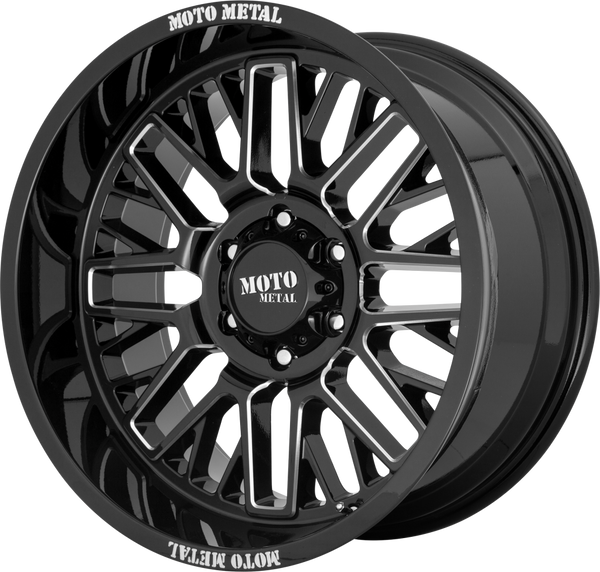 MO802 Gloss Black Machined With Gray Tint
