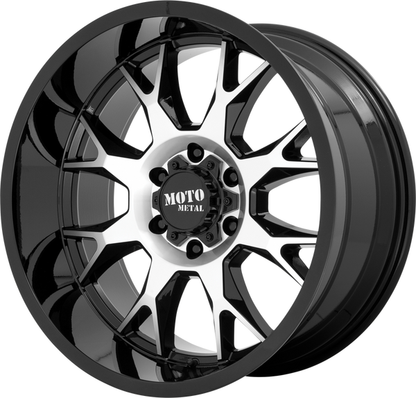 MO806 Gloss Black Machined