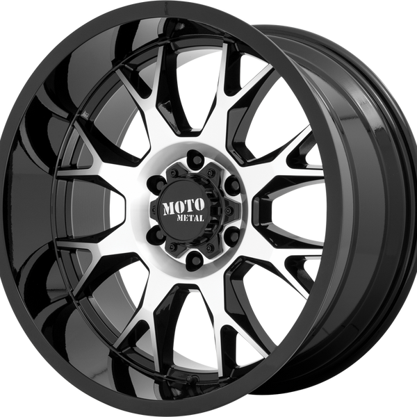 MO806 Gloss Black Machined