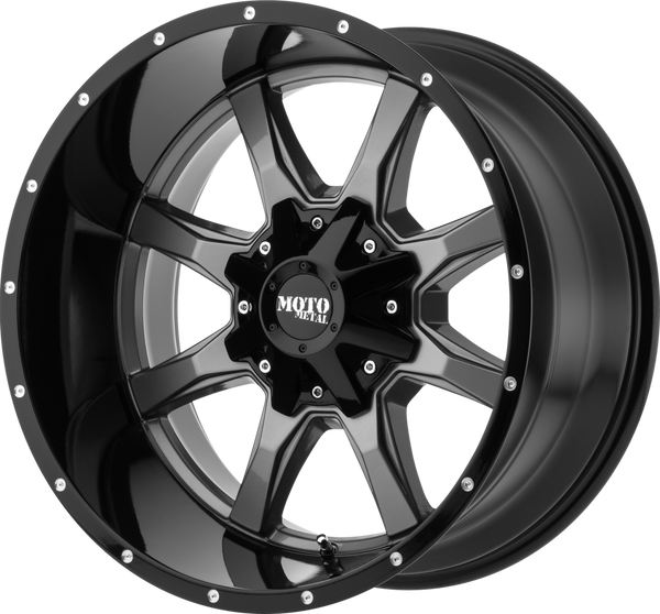 MO970 Gloss Gray Center Gloss Black Lip