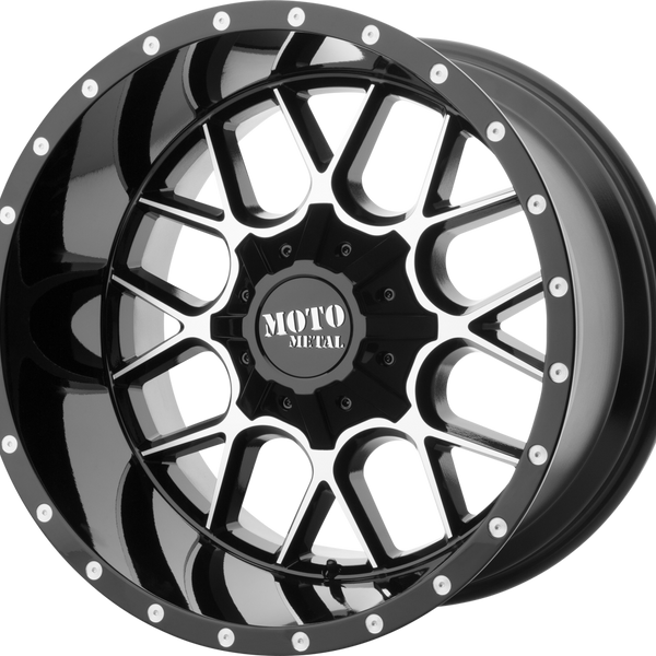 MO986 SIEGE Gloss Black Machined