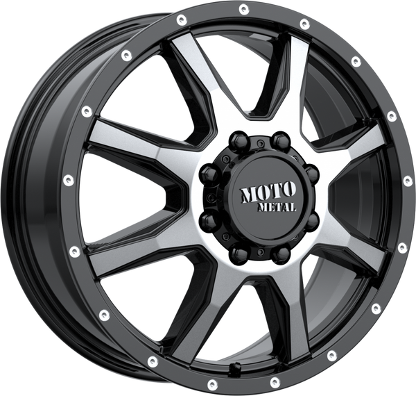 MO995 Gloss Black Machined
