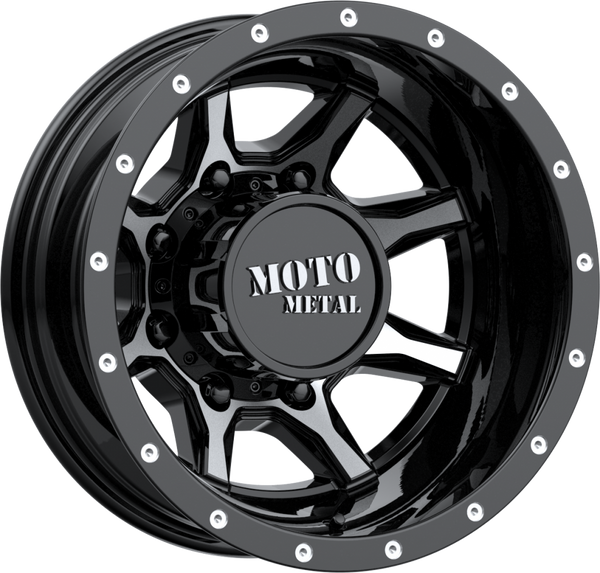 MO995 Gloss Black Machined