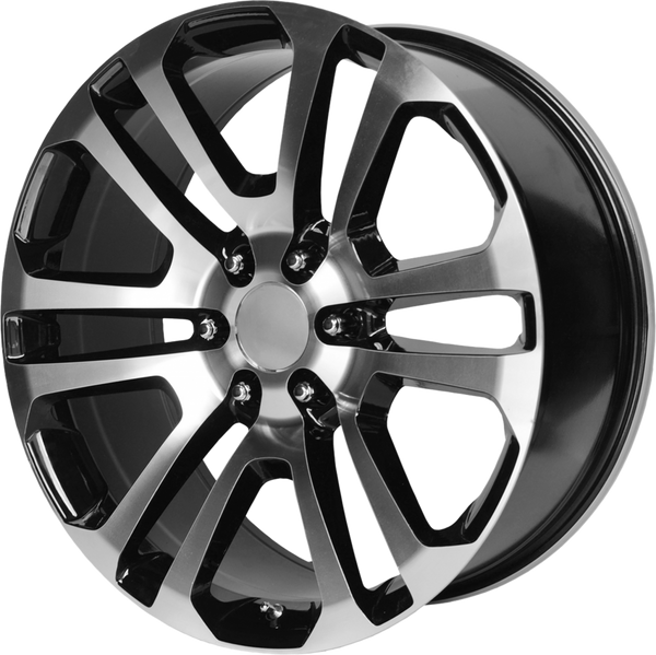 PR158 Gloss Black with Machined Face