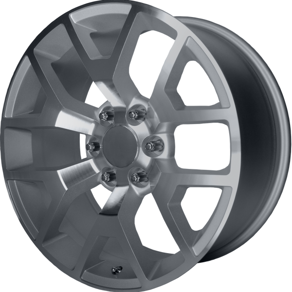 PR169 Silver with Machined Spokes