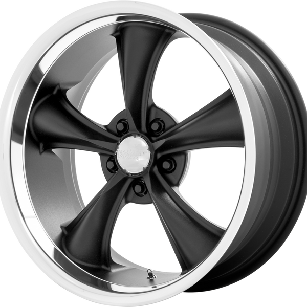 American Racing - VN338 BOSS TT Textured Black With Diamond Cut Lip
