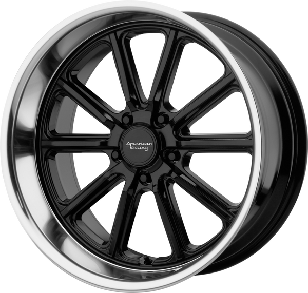 American Racing - VN507 RODDER Gloss Black Diamond Cut Lip