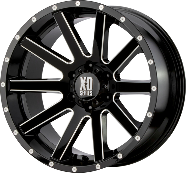 XD818 HEIST Gloss Black Milled